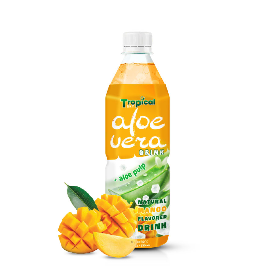 Natural Aloe Vera Juice With Pulp Drink 500Ml - Grade: Herbal