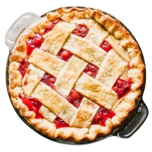 Cherry Pie - Eggless, 5-6 Months Shelf Life | Sweet and Tangy Cherry Filling in Buttery, Flaky Crust, Perfect for Any Occasion