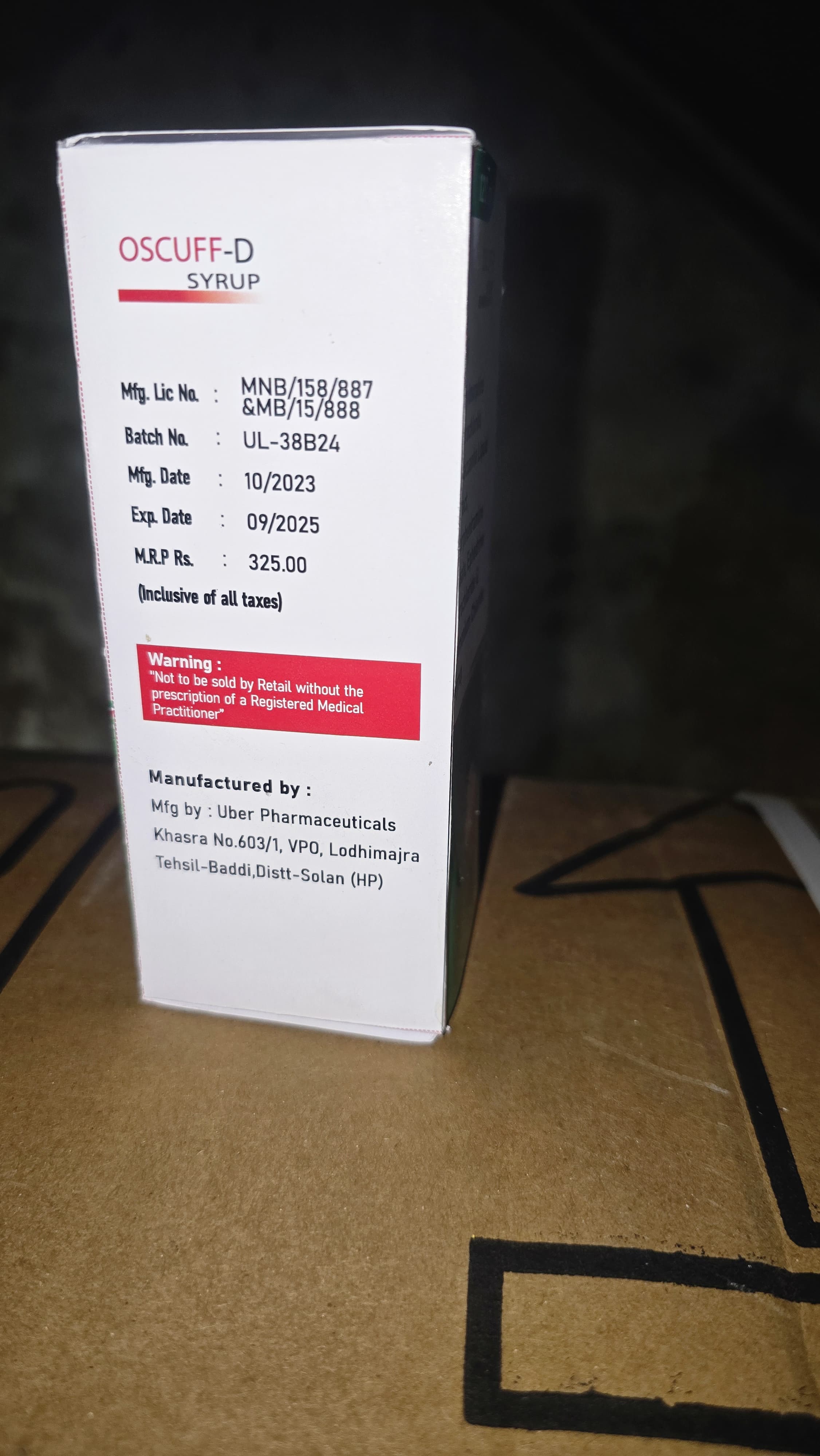 OSCUFF-D | Cough Relief Syrup
