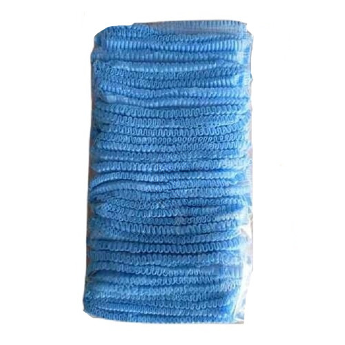 18 Inches Bouffant Cap Blue - Grade: Medical Grade