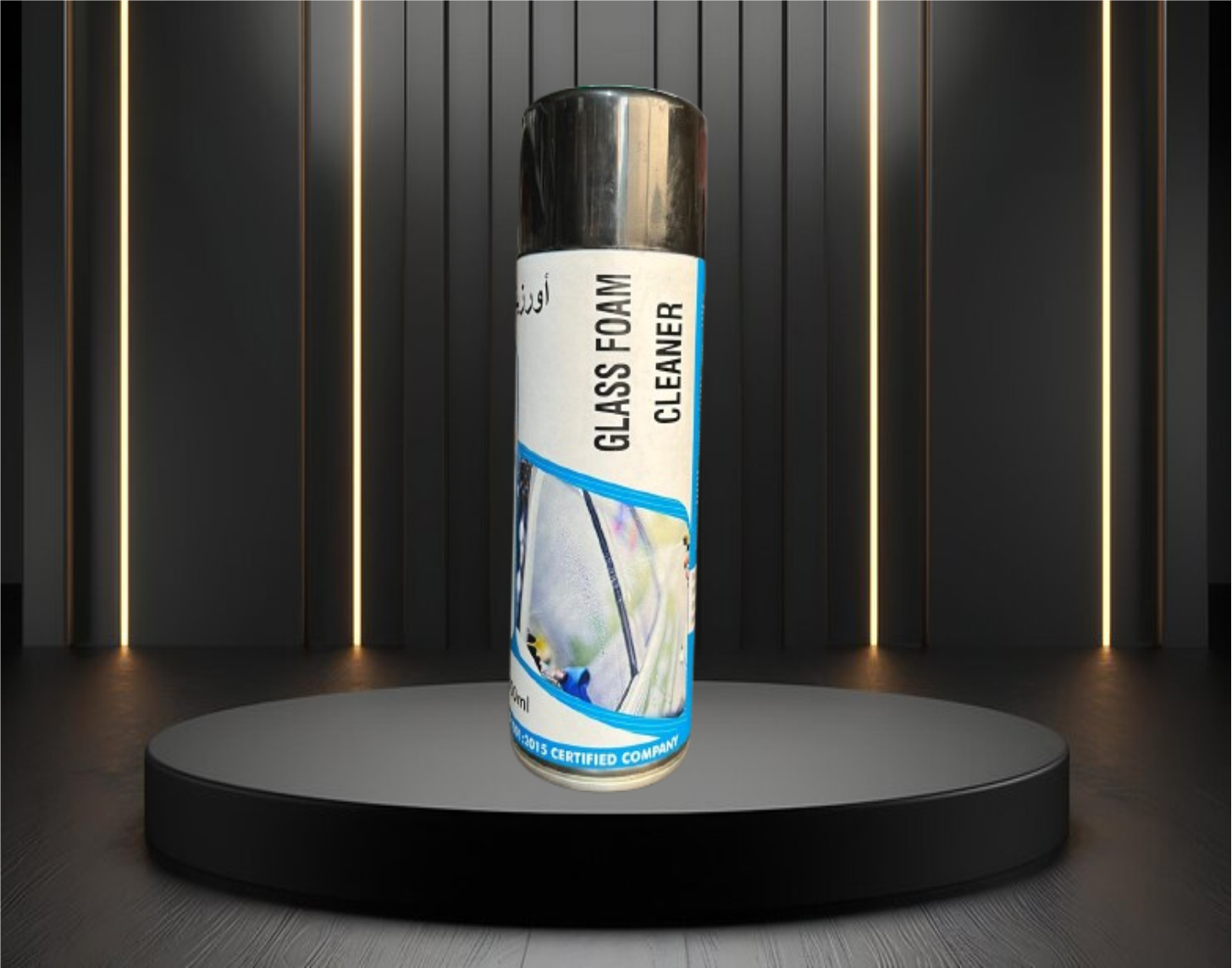 Glass Foam Cleaner Spray - Liquid Formula, 12-Month Shelf Life | Streak-Free Finish, Non-Toxic, Eco-Friendly, Quick-Drying, Easy Spray Application