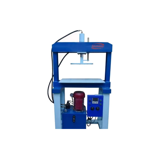 Single Die Hydraulic Paper Dona Making Machine - Color: Multicolor
