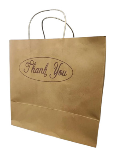 Paper Carry Bag - Color: Brown