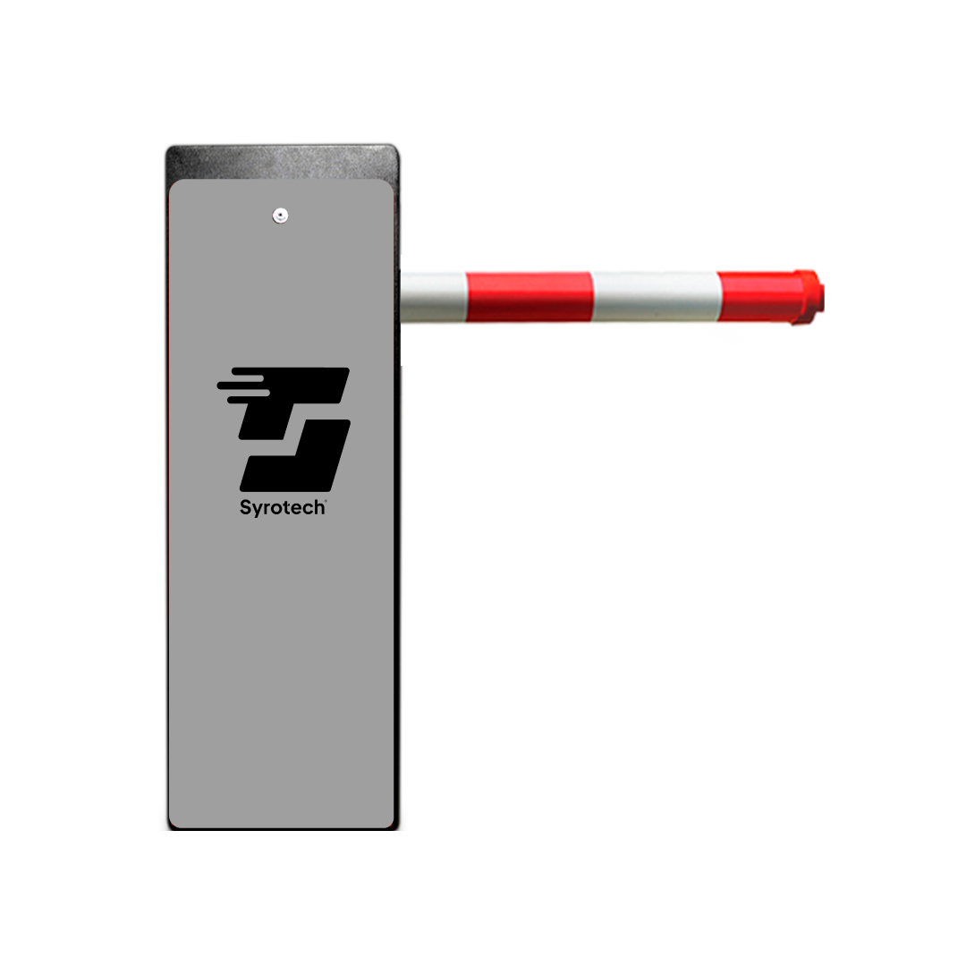 Syrotech Automatic Toll Barrier - 3m Stainless Steel Boom Yellow Color | 24V DC Motor 2.5s Opening Time 2-Year Warranty