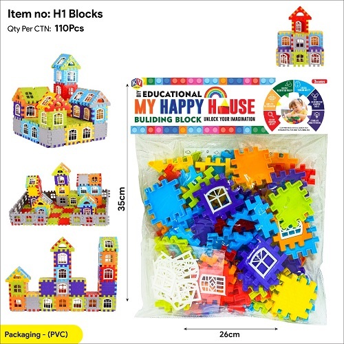 H-1 My Happy House Building Block