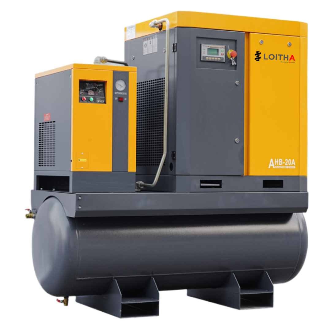 Tank Mounted Screw Air Compressor