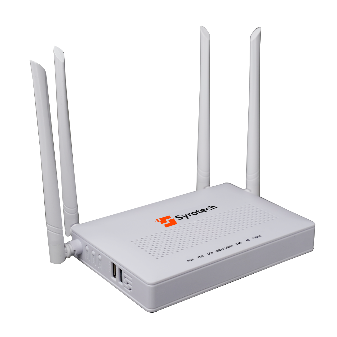 Syrotech Sy-Gpon-2010-Wadont-Pro Gpon-Ont Router - Dimension (L*W*H): 205X140X37 Millimeter (Mm)