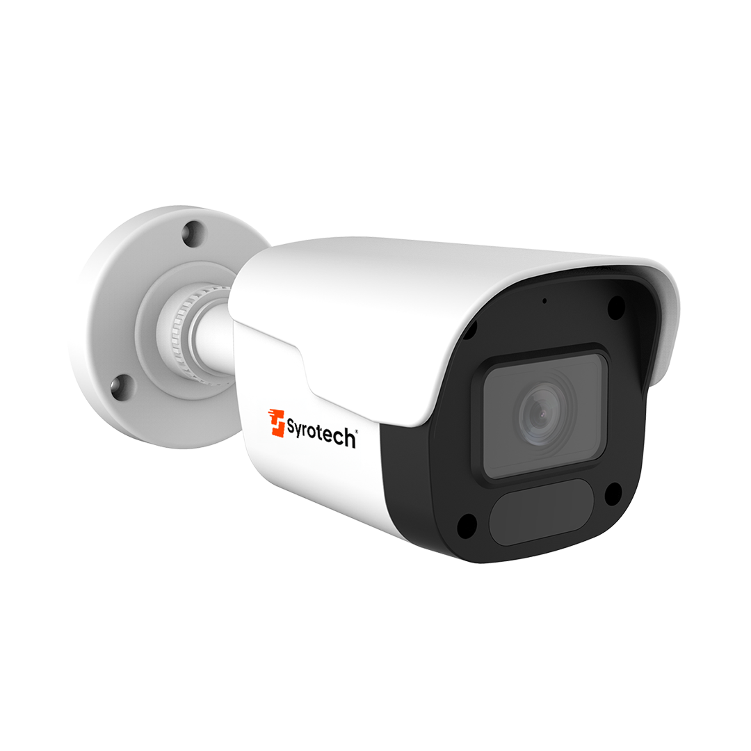 Syrotech Bullet Camera - Metal Body, 5MP Resolution | True Night Vision, Weatherproof, AHD Technology, Wide-Angle Lens