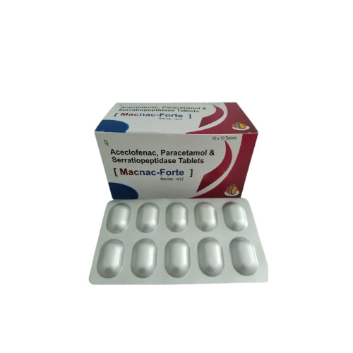 Aceclofenac Paracetamol Serratiopeptidase Tablets