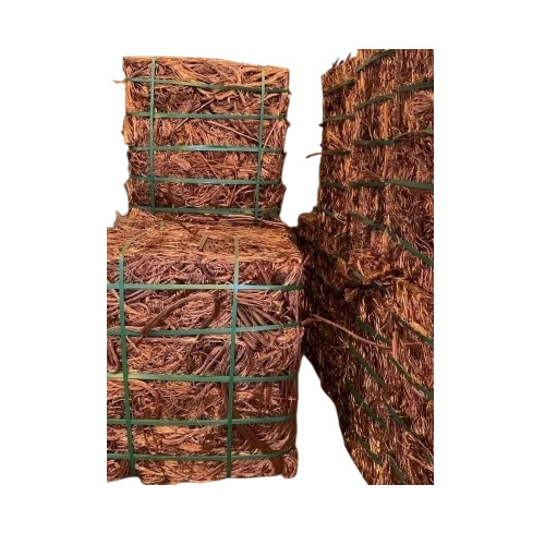 Copper Millberry Wire Scrap - 50 Kilograms Reddish Brown Color 98% Purity Durable and Cost Effective for Recycling