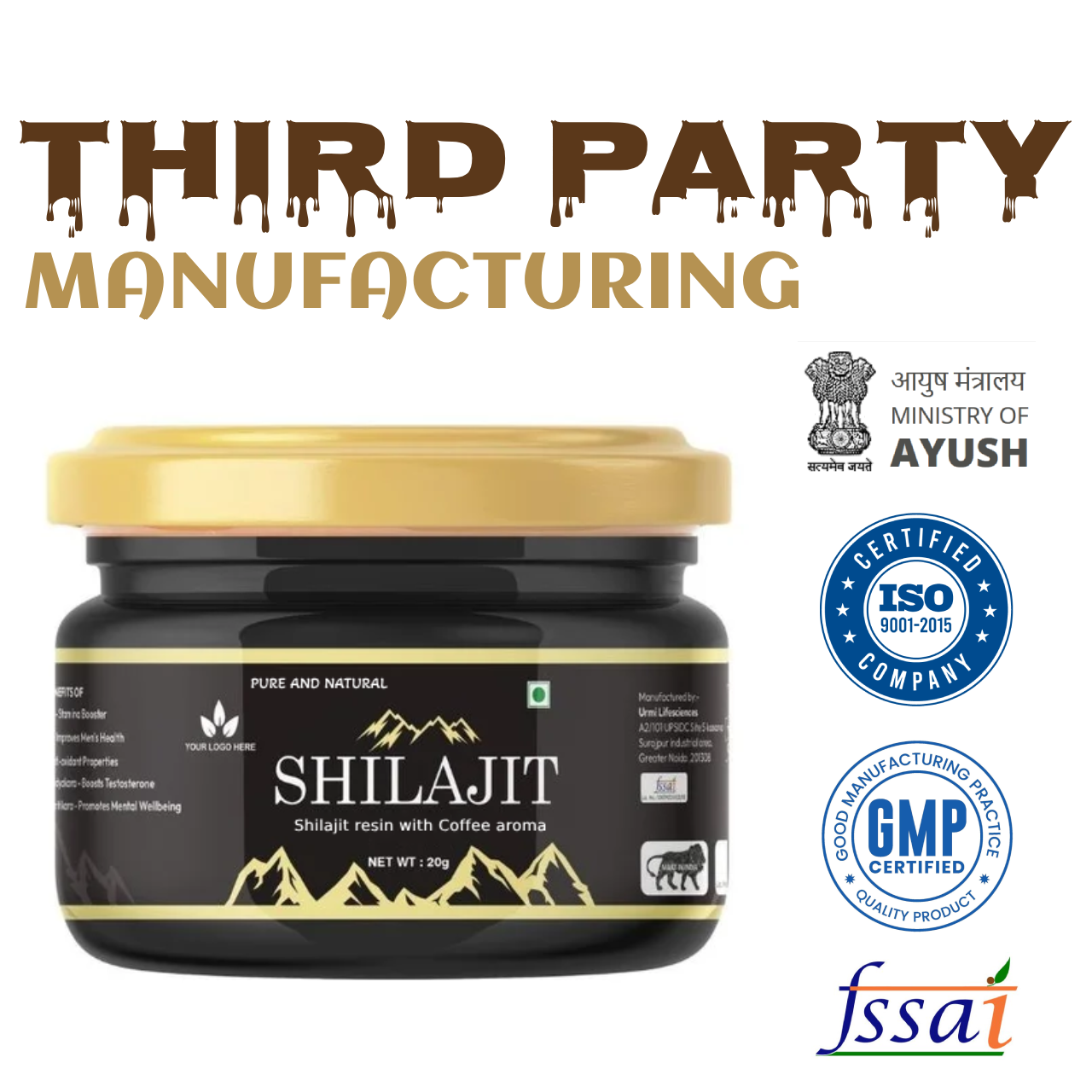 Premium Shilajit Resin Manufacturer & Wholesale Supplier in India - Bulk Supply for Ayurvedic Brands