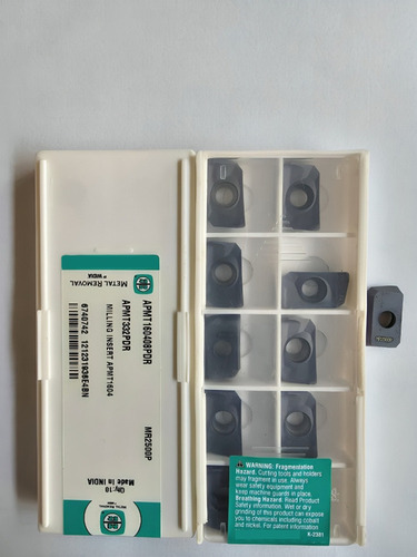 Apmt1604 Milling Inserts - Color: Grey