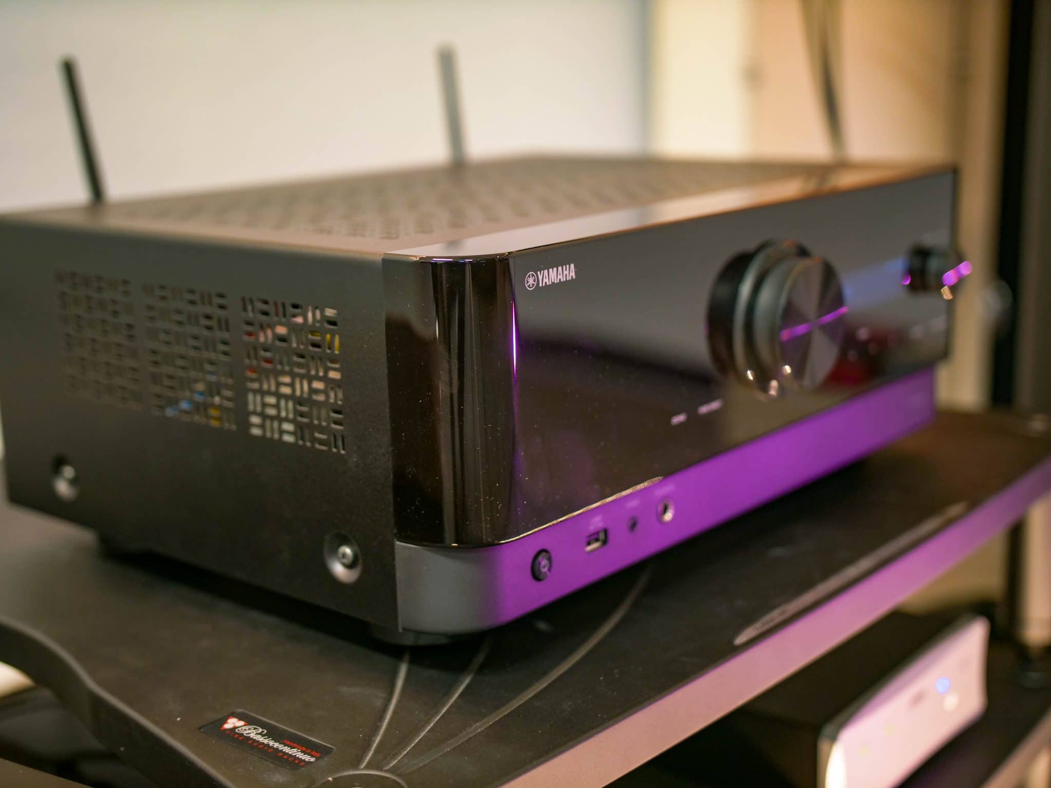 Black-YAMAHA RX-A6A AVENTAGE 9.2-Channel AV Receiver with MusicCast