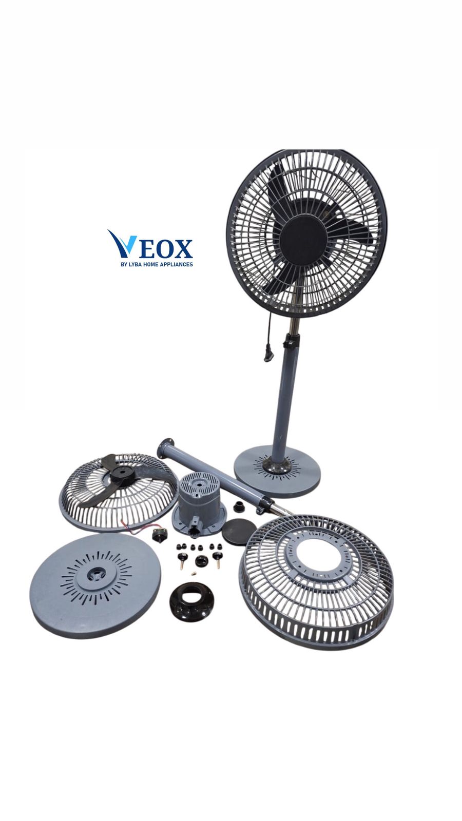 12 Inch Oscillation Bullet Fan - Blade Material: Abs