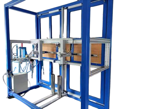 Exit Device Durability Test Equipment - Color: Blue