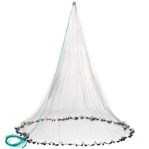 White Nylon Cast Net - Application: Fishing