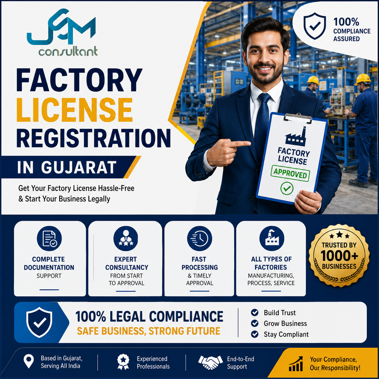 Factory License Registration - Factories Act 1948 Compliance Digital/Physical Format Worker Protection