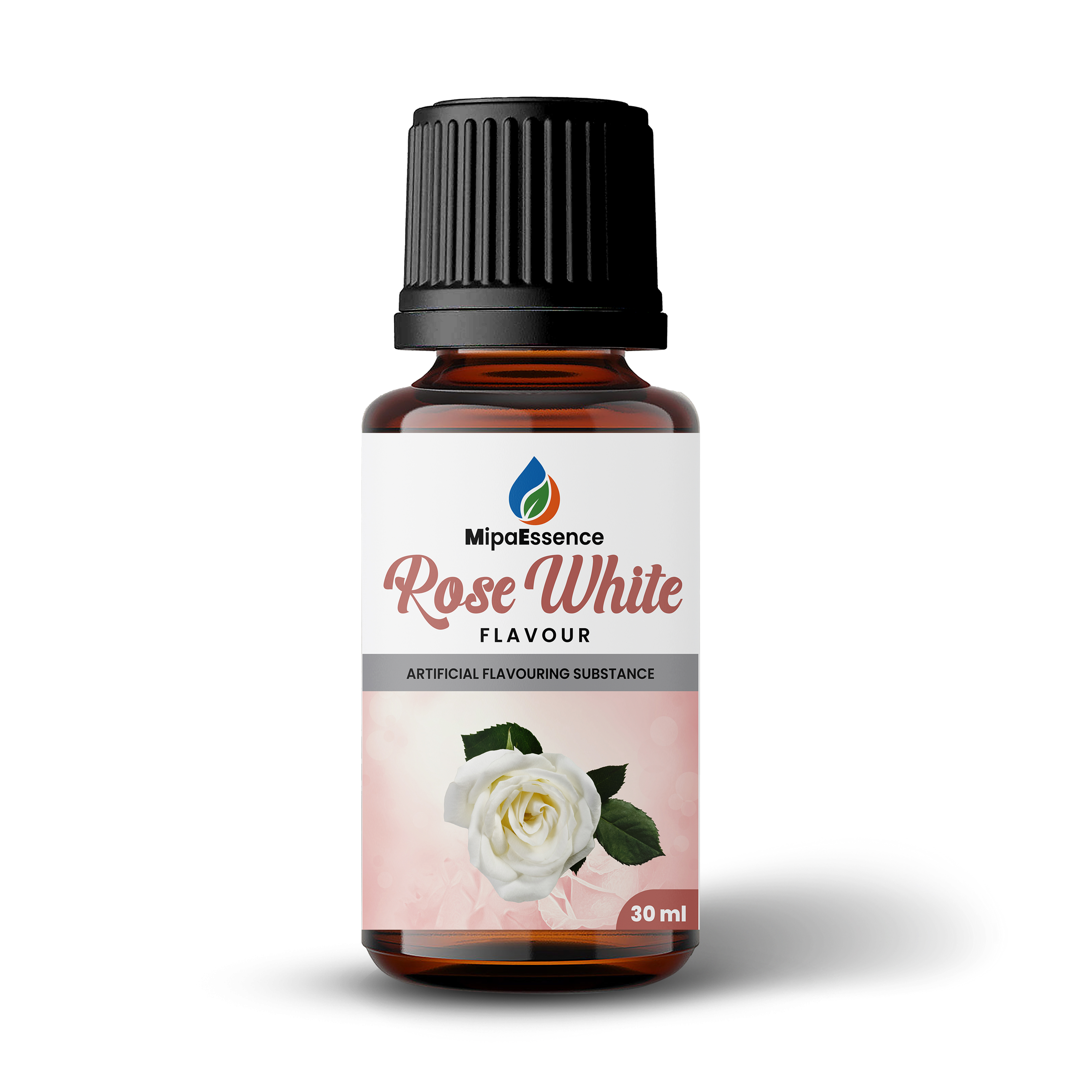 MipaEssence Rose White Flavour, Soft Elegant Rose Aroma for Sweets, Mukhwas & Dairy, FSSAI Certified