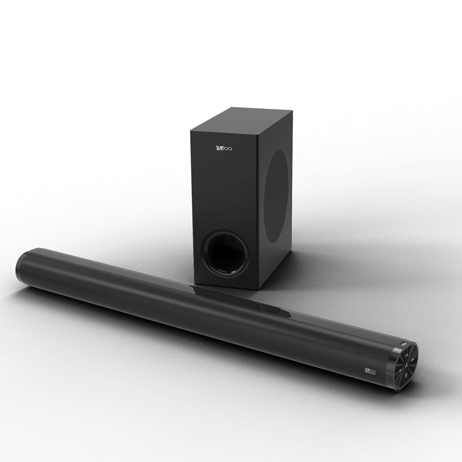 Walta Elite Brio-1275 2.1 Home Theatre 200W Stereo Soundbar With Subwoofer And Bluetooth Wireless Speaker - Color: Black