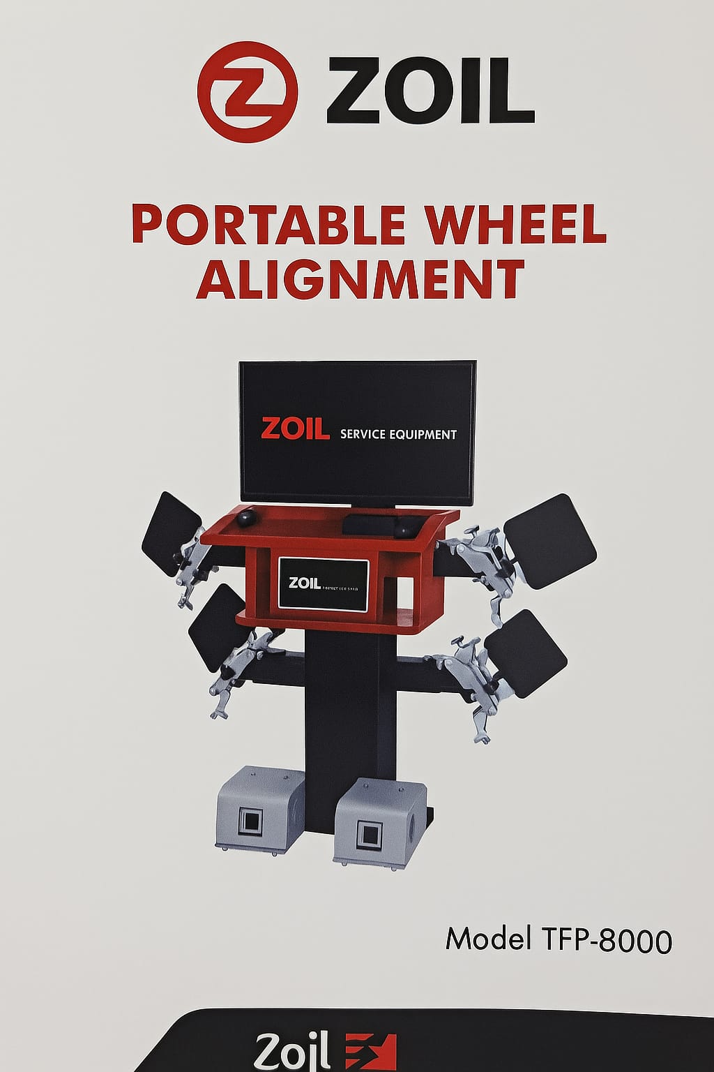 Zoil Portable 3d Wheel Alignment Zpwa-8000