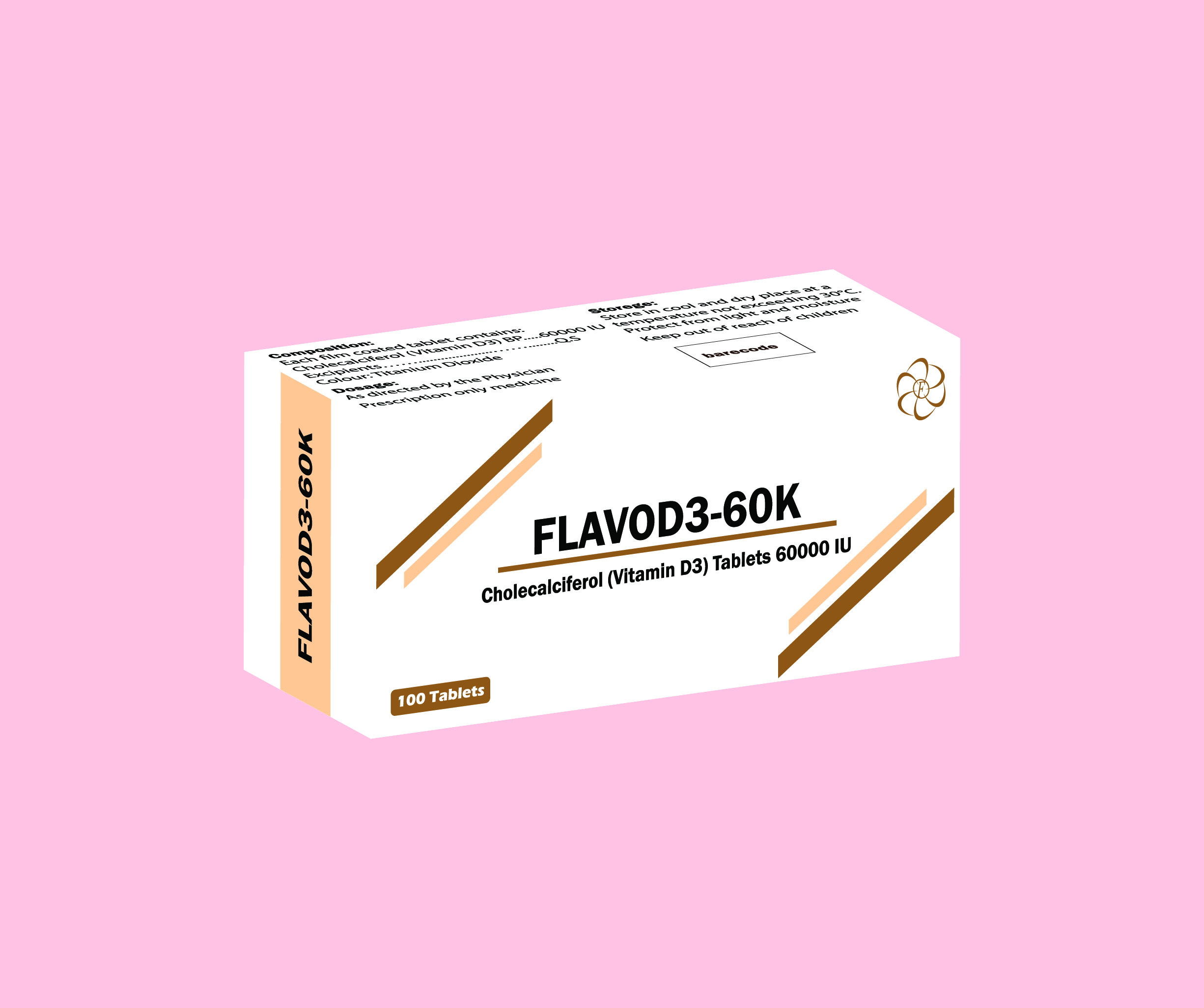 Cholecalciferol Vitamin D3 Tablets 60000iu