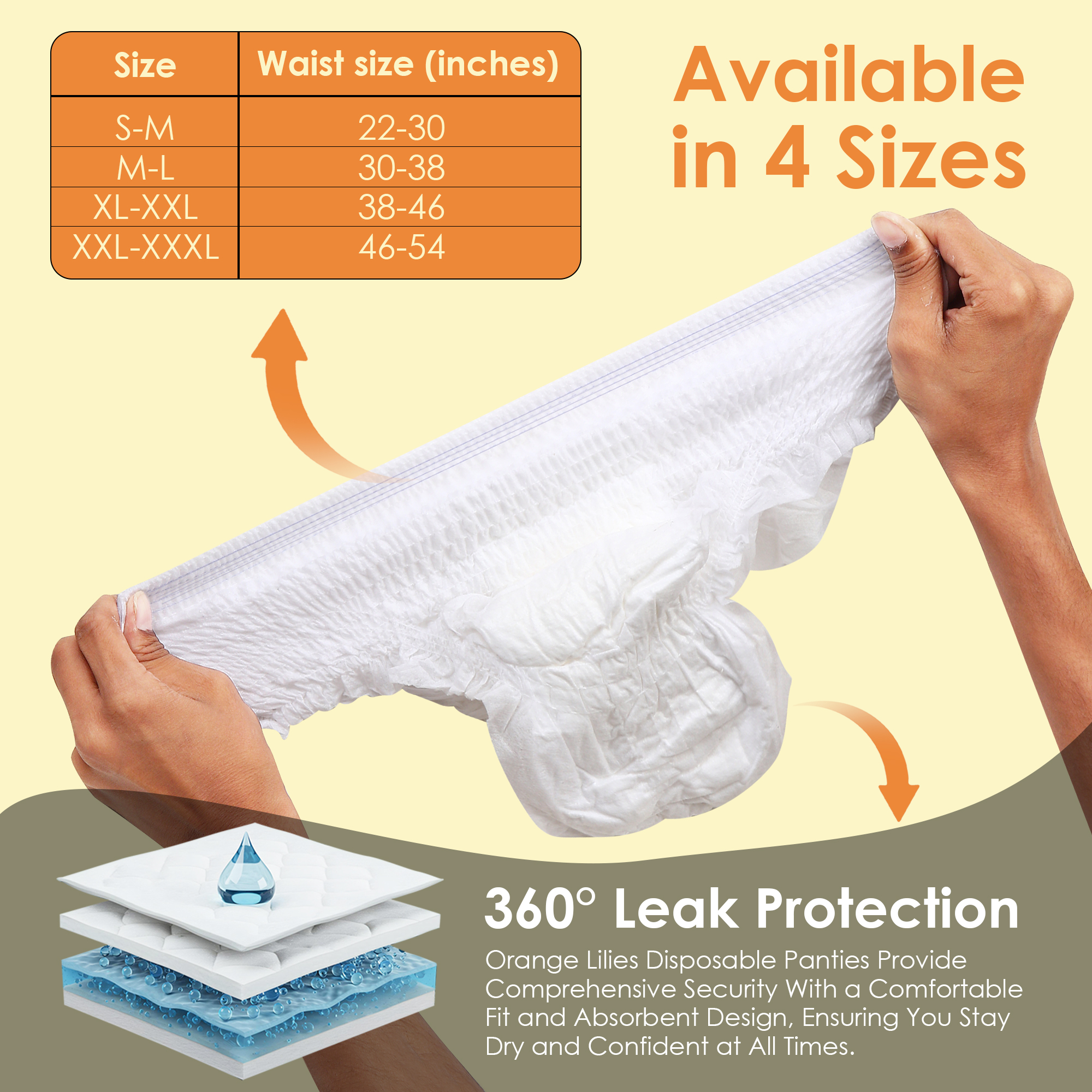 Ladies Disposable Panties