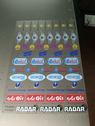 poly carbonate sticker