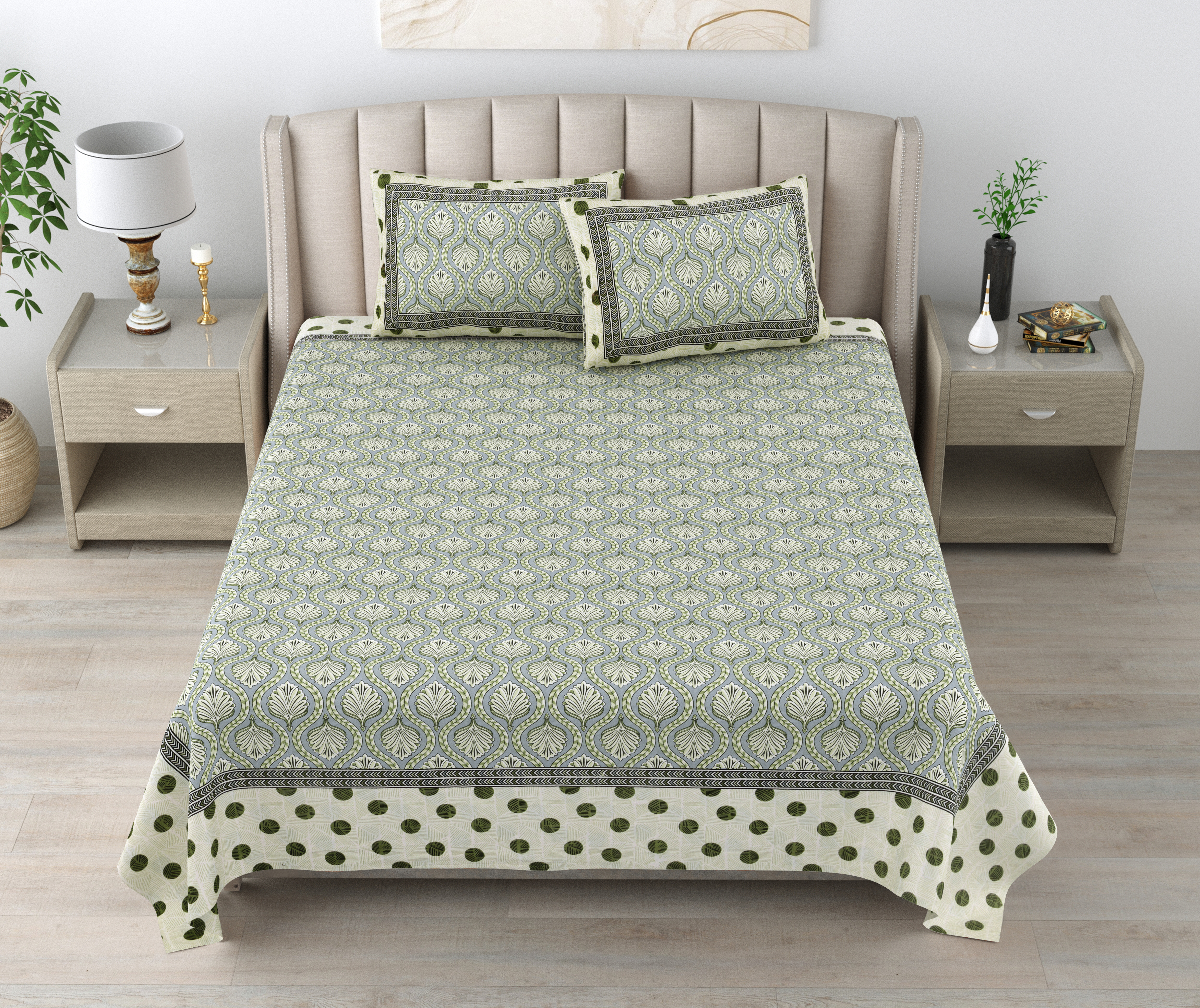 Rajasthani Printed Cotton Bedsheets