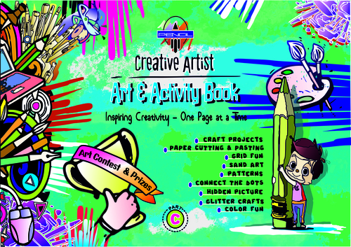 Creative Artist Art And Activity Book (Part-C) - Binding: Perfect Bound
