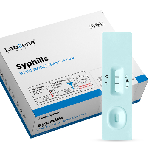 Labgene Syphilis Ab Rapid Test Kits 25 Test Kit Pack - Accuracy: 100  %