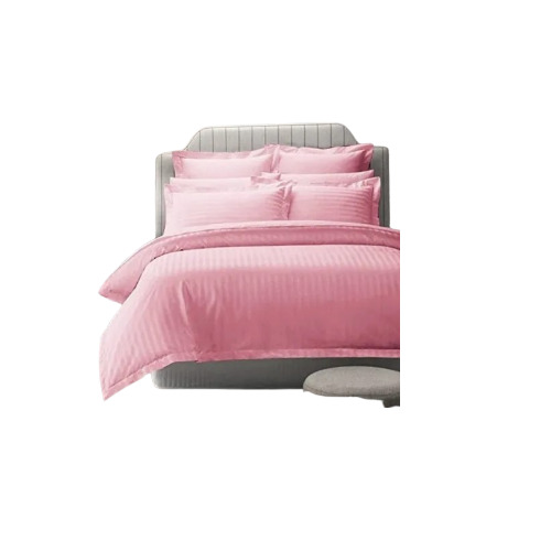 Plain Pink King Size Bed Sheet - Design Type: Modern