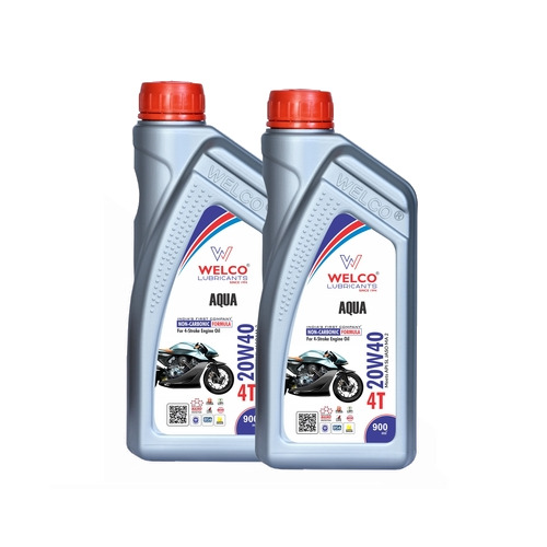 WELCO AQUA 4T 20W40 SL TWO WHEELER ENGINE 900 ML