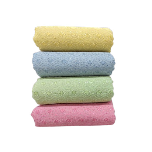 Designer Rayon Sequence Schiffli Embroidery Mens Kurta Fabric - Color: Multicolor