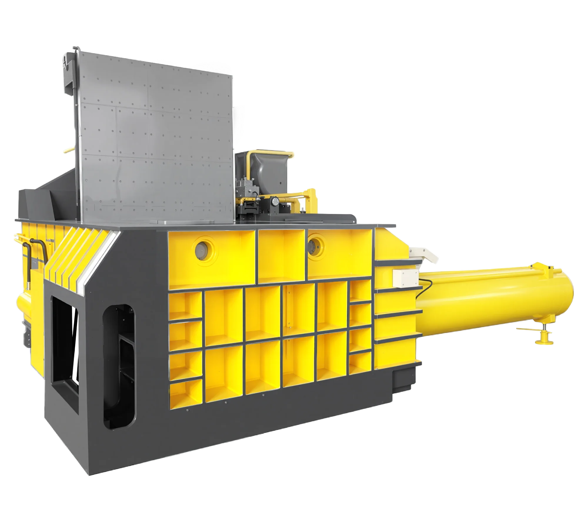 Door-Covered Metal Baling Machines