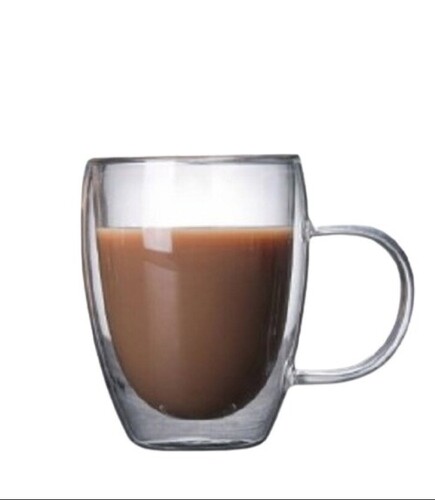 Glass Coffee Mug - Color: Transparent