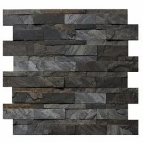 Natural Black Stone Cladding - Artificial Stone Type: Solid Surface