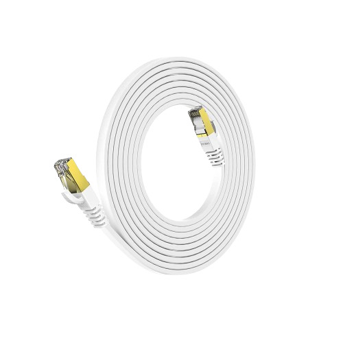 Fedus Cat7 Ethernet Copper Flat Rj45 Lan Cable 25m - Cable Length: 25  Meter (m)