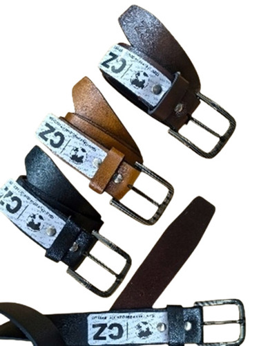 Leather Fashion Belt - Buckle Material: Iron