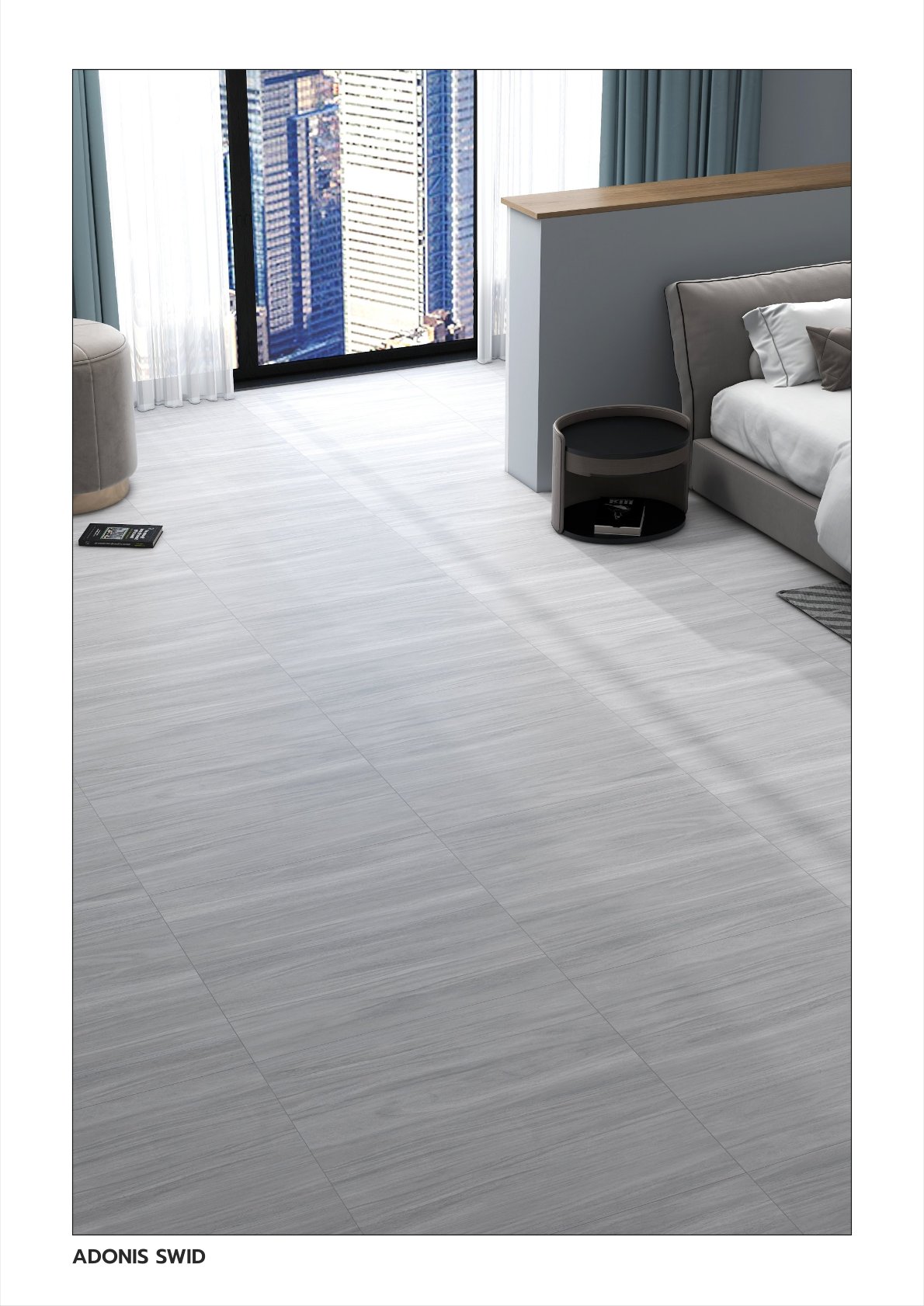 Pastel Shade Floor Tile - Color: Multi Color