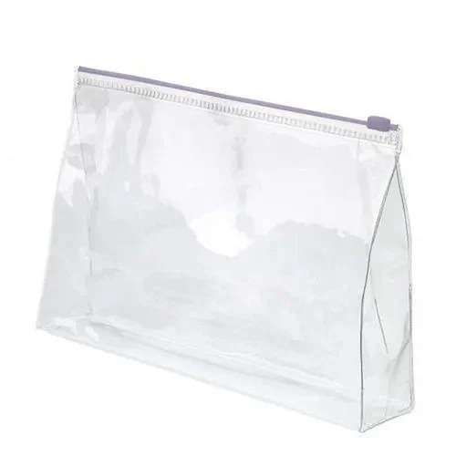 Pvc Pouch Sealed Ziplock Bags - Color: Transparent White