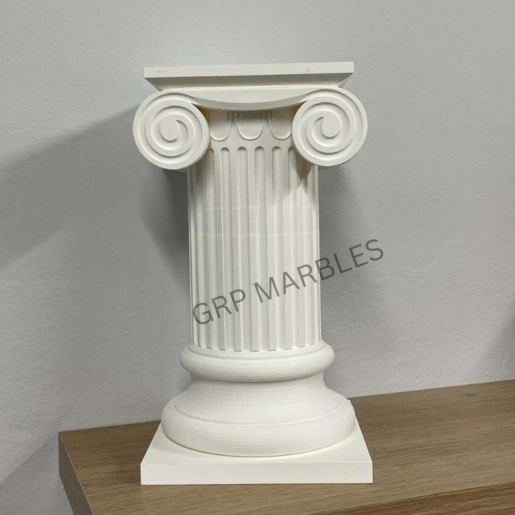marble pedestals