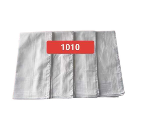 White Cotton Handkerchief - Color: Mix