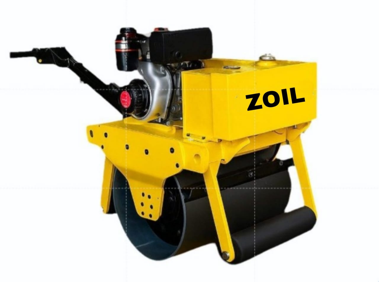 Zoil Walk Behind Vibratory Roller 3 Ton - Color: Yellow