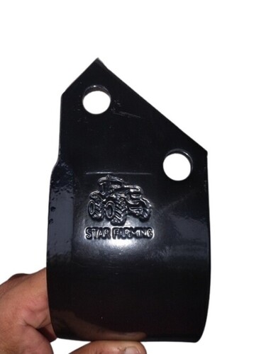 L Type Rotavator Blades - Color: Black