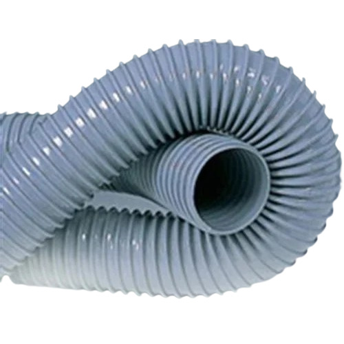 2 Inch Round Pvc Duct Hose - Color: Gray