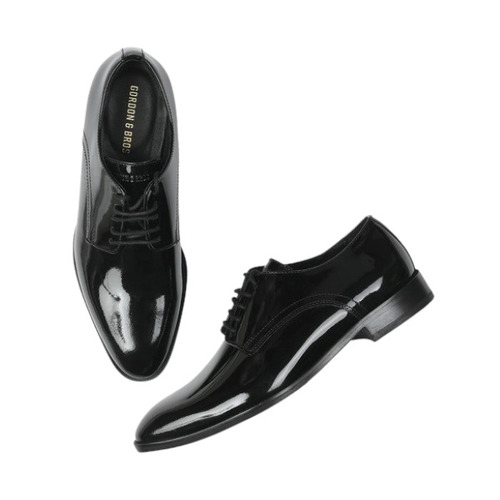 Mens Black Leather Shoes - Season: Any Season