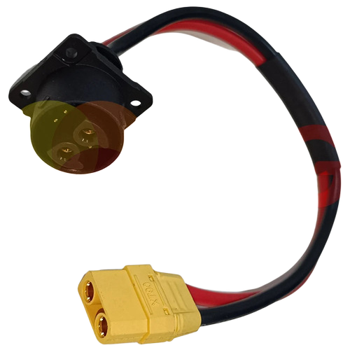 Convertor / Chogori Type Ch. Socket (Oki. 2+4) To Xt90 Connector (Male) / E-Scooty - Application: Automotive