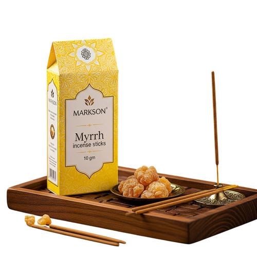 10G Standard Gable Top Incense Stick Boxes - Color: Yellow