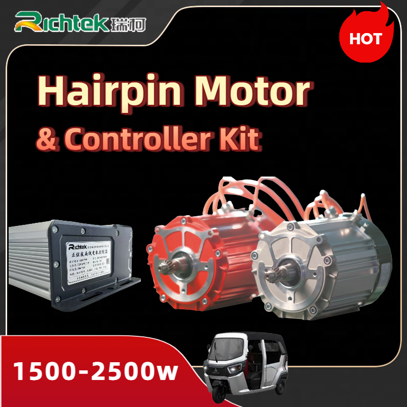 1500w Pmsm Hairpin Motor And Dedicated Controller Kit For Tricycle Rickshaw
