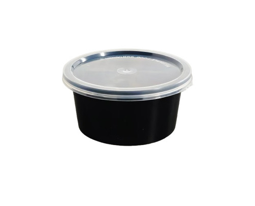 120Ml Plastic Takeaway Parcel Food Containers - Color: Black